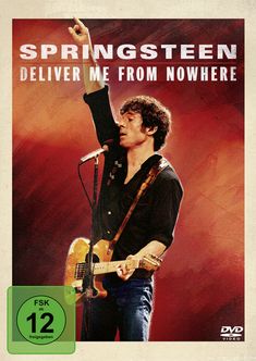 Text: "SPRINGSTEEN DELIVER ME FROM NOWHERE FSK ab 12 freigegeben DVD VIDEO". Jemand singt mit einer Gitarre.