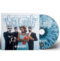 CD-Cover mit "Gute Laune" und "ENGST". Vier Personen, zwei mit bemalten Gesichtern, einer trägt ein Kleid, ein Hund wird gehalten.