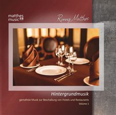 Ronny Matthes: Hintergrundmusik - Gemafreie Musik zur Beschallung, CD