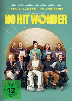 Oben steht "NO HIT WONDER" in Gelb. Unten "vorläufige Abbildung". Eine Gruppe von neun lachenden Menschen.