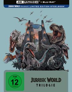 Colin Trevorrow: Jurassic World Trilogie (Ultra HD Blu-ray & Blu-ray im Steelbook), UHD