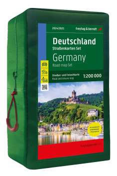Deutschland, Straßenkarten-Set 1:200.000, 2024/2025, freytag & berndt, Buch
