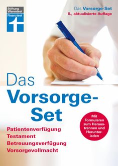 Das Vorsorge-Set, Buch