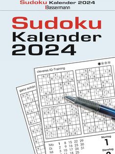 Eberhard Krüger: Sudokukalender 2024. Der beliebte Abreißkalender mit 800 Zahlenrätseln, KAL