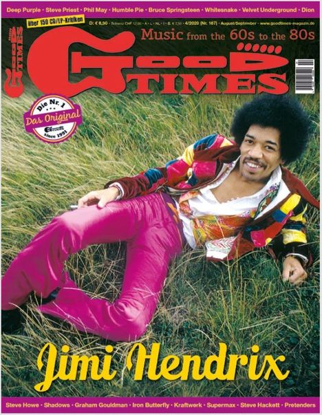 Zeitschriften: GoodTimes - Music from the 60s to the 80s August/September 2020, Zeitschrift