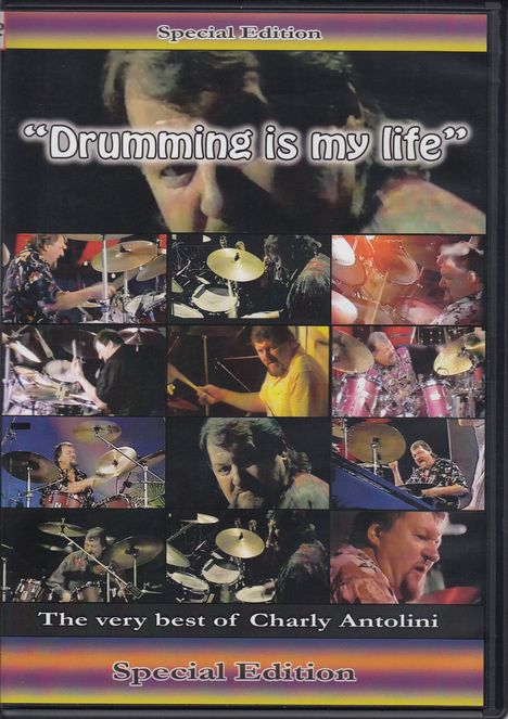 Charly Antolini (geb. 1937): Drumming Is My Life - The Very Best Of Charly Antolini (Special-Edition), DVD