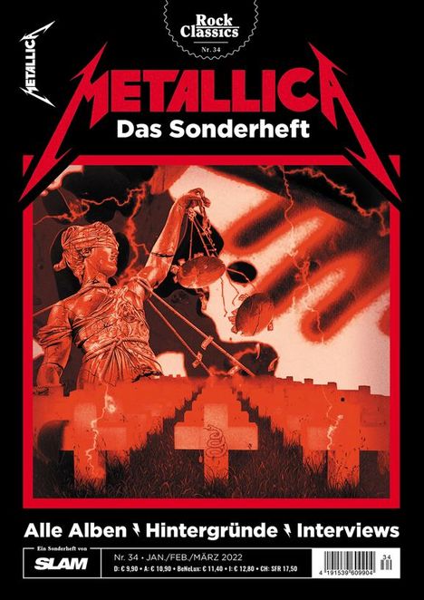 Zeitschriften: ROCK CLASSICS - Sonderheft 34: METALLICA, Zeitschrift