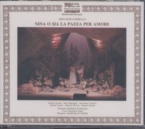 Giovanni Paisiello (1740-1816): Nina, 2 CDs