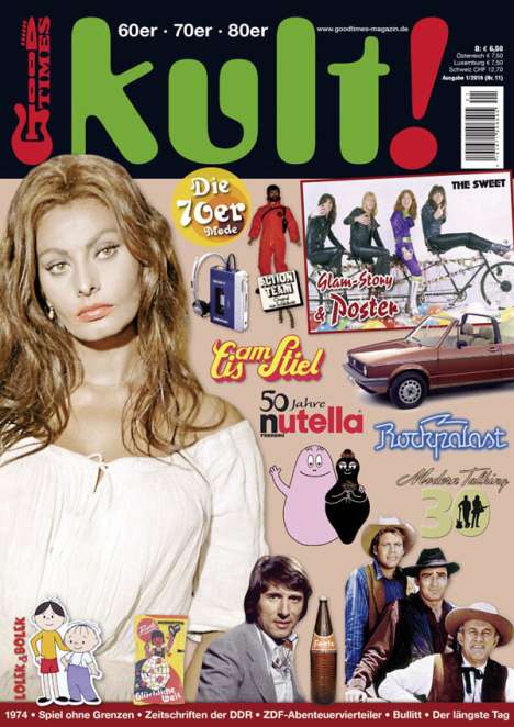 Zeitschriften: kult! 11 (by GoodTimes) 60er ° 70er ° 80er, Zeitschrift