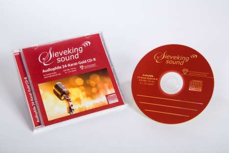 Audiophile 24-Karat-Gold CD Rohling (1er), CD