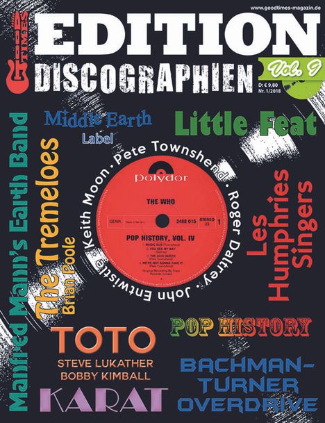 Zeitschriften: GoodTimes - Edition Vol. 9 - Discographien, Zeitschrift