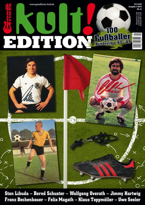 Zeitschriften: kult! EDITION NR. 4 "100 Fussballer - Bundesliga '63 - '89", Zeitschrift