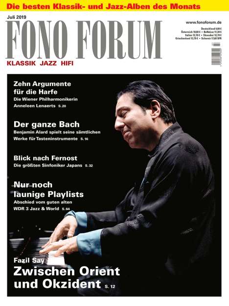Zeitschriften: FonoForum Juli 2019, Zeitschrift