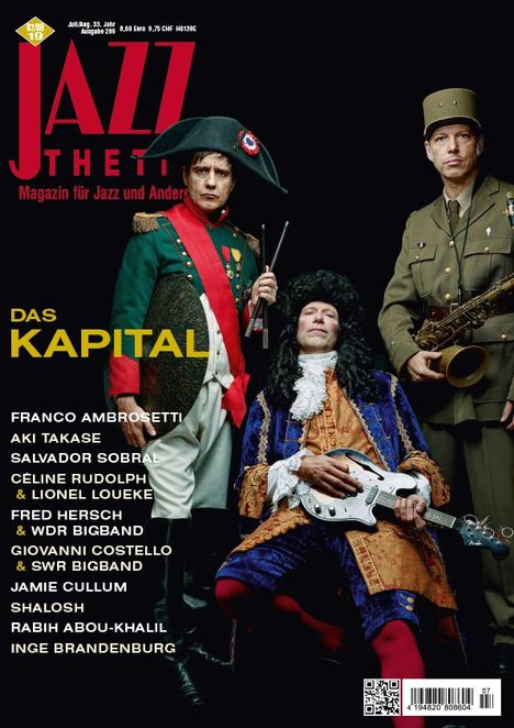 Zeitschriften: Jazzthetik - Magazin für Jazz und Anderes Juli/August 2019, Zeitschrift