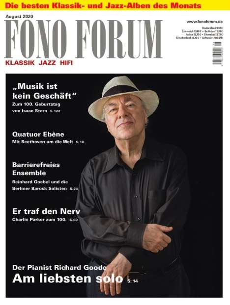 Zeitschriften: FonoForum August 2020, Zeitschrift