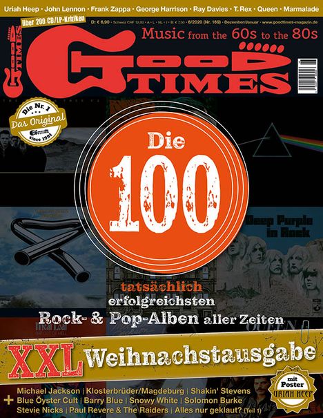 Zeitschriften: GoodTimes - Music from the 60s to the 80s Dezember/Januar 2021, Zeitschrift