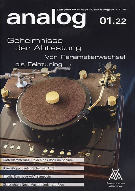 Zeitschriften: analog - Zeitschrift für analoge Musikwiedergabe 01/22, Zeitschrift