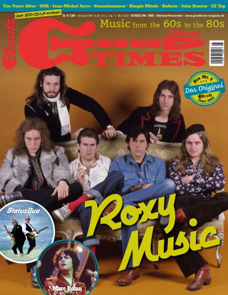 Zeitschriften: GoodTimes - Music from the 60s to the 80s Oktober/November (5-2022), Zeitschrift