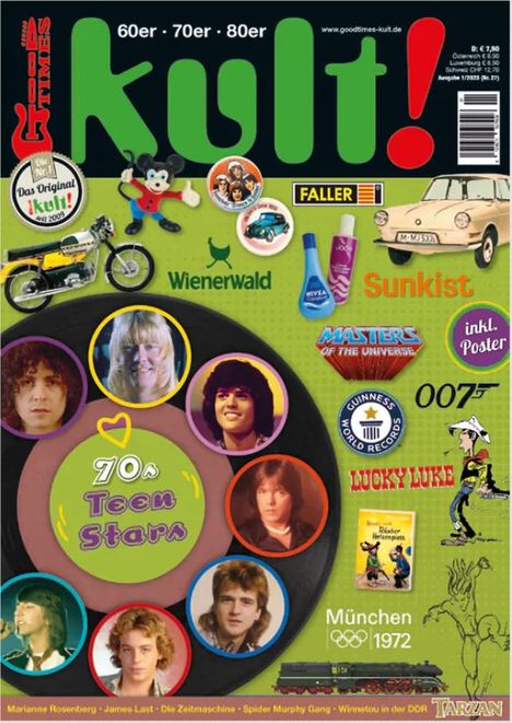 Zeitschriften: kult! 27 (by GoodTimes) 60er ° 70er ° 80er, Zeitschrift