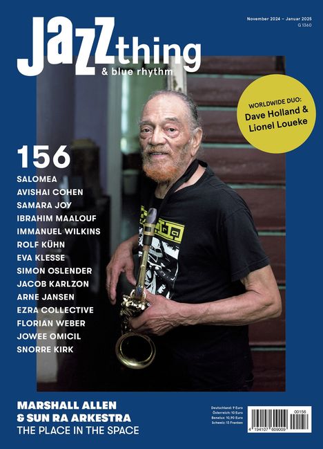 Zeitschriften: JAZZthing - Magazin für Jazz (156) November '24 - Januar '25, Zeitschrift