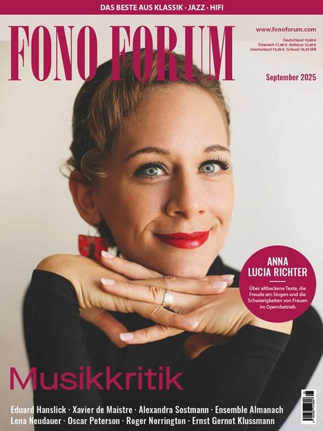 Zeitschriften: FonoForum 9/2025, Zeitschrift