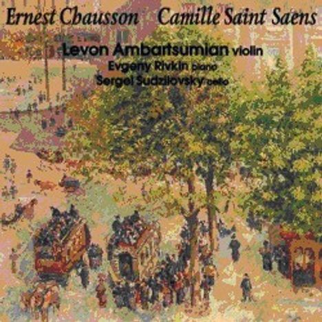 Ernest Chausson (1855-1899): Konzert für Klavier, Violine &amp; Streichquart.op.21 (arr. für Violine &amp; Kammerorchester), CD