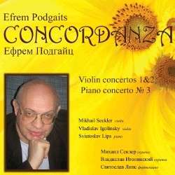 Ephrem Podgaits (geb. 1949): Violinkonzerte Nr.1 &amp; 2, CD