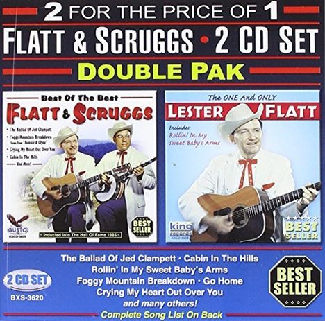 Lester Flatt &amp; Earl Scruggs: Double Pak, 2 CDs