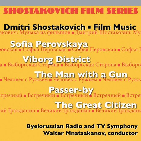 Dmitri Schostakowitsch (1906-1975): Filmmusik: Filmmusik, CD