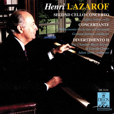 Henri Lazaroff (1932-2013): Cellokonzert Nr.2, CD