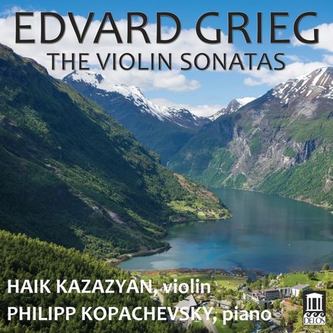 Edvard Grieg (1843-1907): Sonaten für Violine &amp; Klavier Nr.1-3, CD