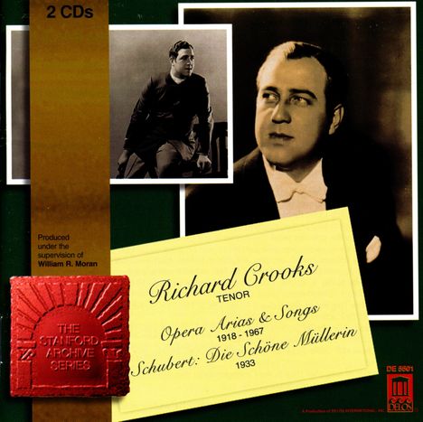 Richard Crooks singt Lieder &amp; Arien, 2 CDs