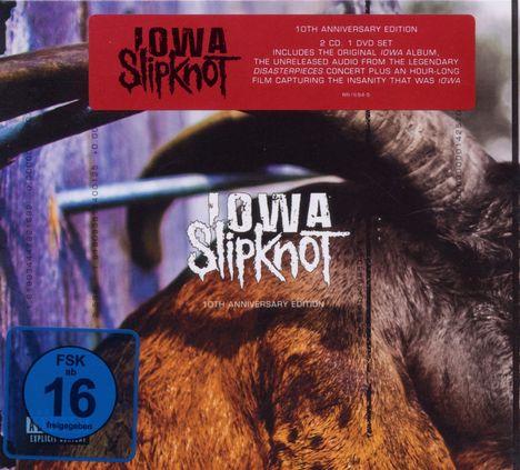 Slipknot: Iowa (10th Anniversary Deluxe Edition), 2 CDs und 1 DVD