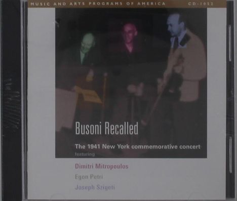 Ferruccio Busoni (1866-1924): Violinkonzert op.35a, CD