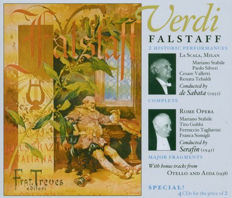 Giuseppe Verdi (1813-1901): Falstaff, 4 CDs