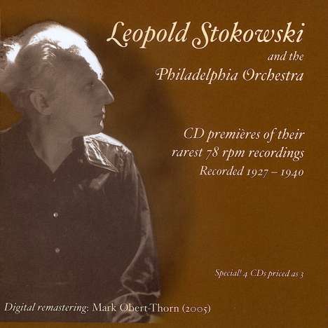 Leopold Stokowski &amp; The Philadelphia Orchestra, 4 CDs