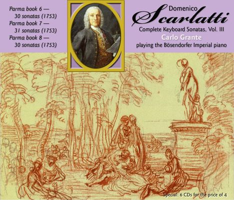 Domenico Scarlatti (1685-1757): Klaviersonaten Vol.3, 6 CDs