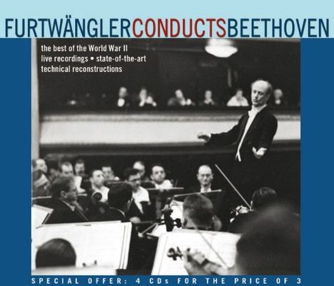 Ludwig van Beethoven (1770-1827): Symphonien Nr.3-7,9, 4 CDs