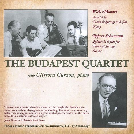 Budapest Quartet, CD