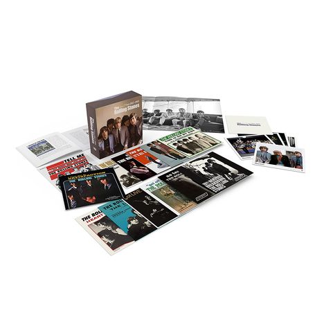 The Rolling Stones: The 7" Singles: Volume One 1963 - 1966 (Mono &amp; Stereo Versionen) (180g) (Limited Box Set), 18 Singles 7" und 1 Buch