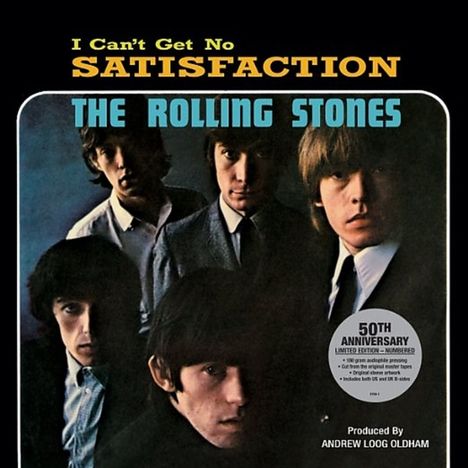 The Rolling Stones: Satisfaction - 50th Anniversary (180g) (Limited Numbered Edition) (45 RPM), Single 12"