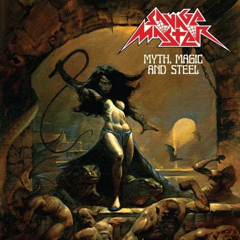 Savage Master: Myth, Magic And Steel (Yellow/Orange Split W/ Red Splatter Vinyl), LP