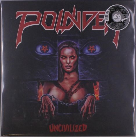 Pounder: Uncivilized (Limited Edition) (Blue/White Swirl Vinyl), LP