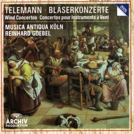 Georg Philipp Telemann (1681-1767): Bläserkonzerte, CD