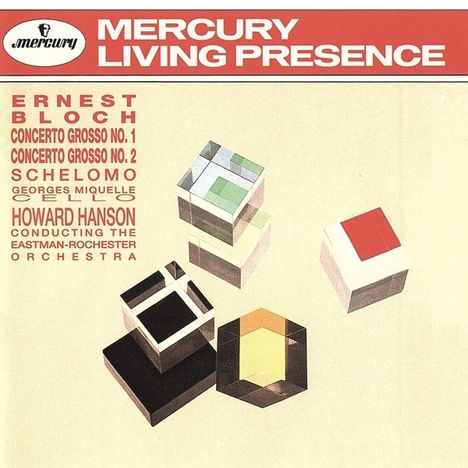 Ernest Bloch (1880-1959): Concerti grossi für Streicher Nr.1 &amp; 2, CD