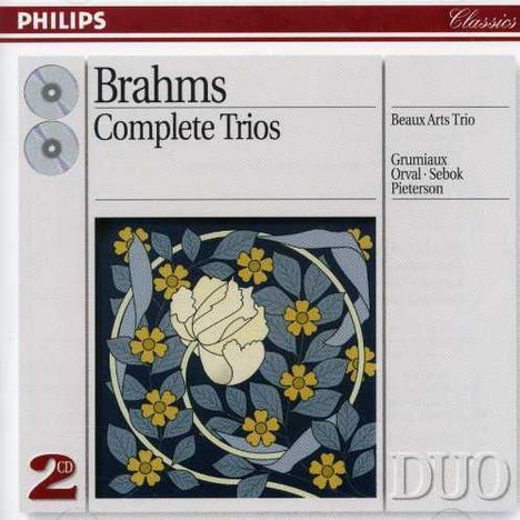 Johannes Brahms (1833-1897): Klaviertrios Nr.1-3, CD