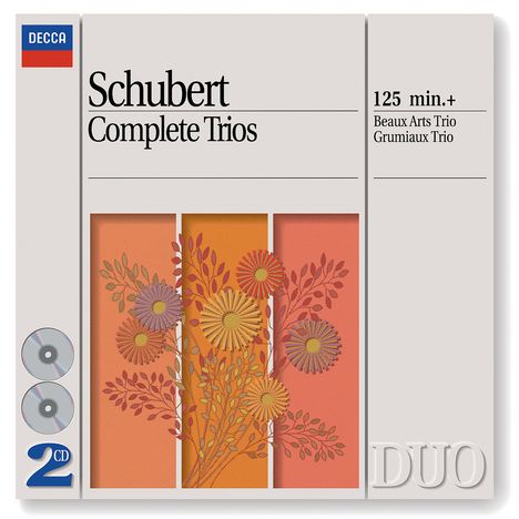 Franz Schubert (1797-1828): Klaviertrios Nr.1 &amp; 2, 2 CDs