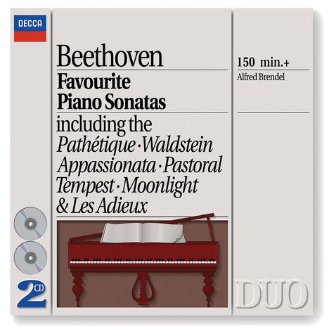 Ludwig van Beethoven (1770-1827): Klaviersonaten Nr.8,14,15,17,21,23,26, 2 CDs