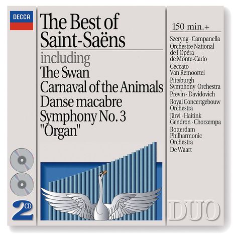 Camille Saint-Saens (1835-1921): Symphonie Nr.3 "Orgelsymphonie", 2 CDs