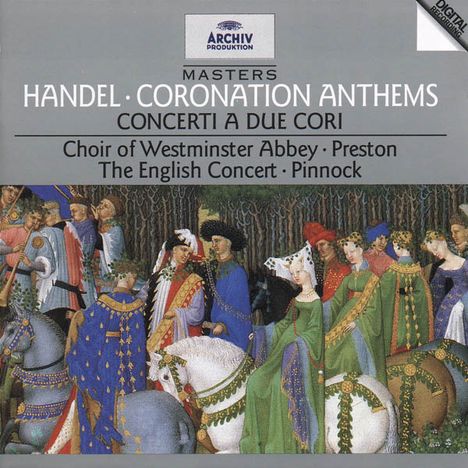 Georg Friedrich Händel (1685-1759): Coronation Anthems, CD